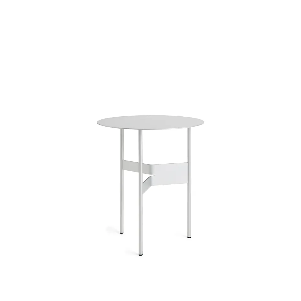 Shim Coffee Table Ø45 X H51 Silver Grey