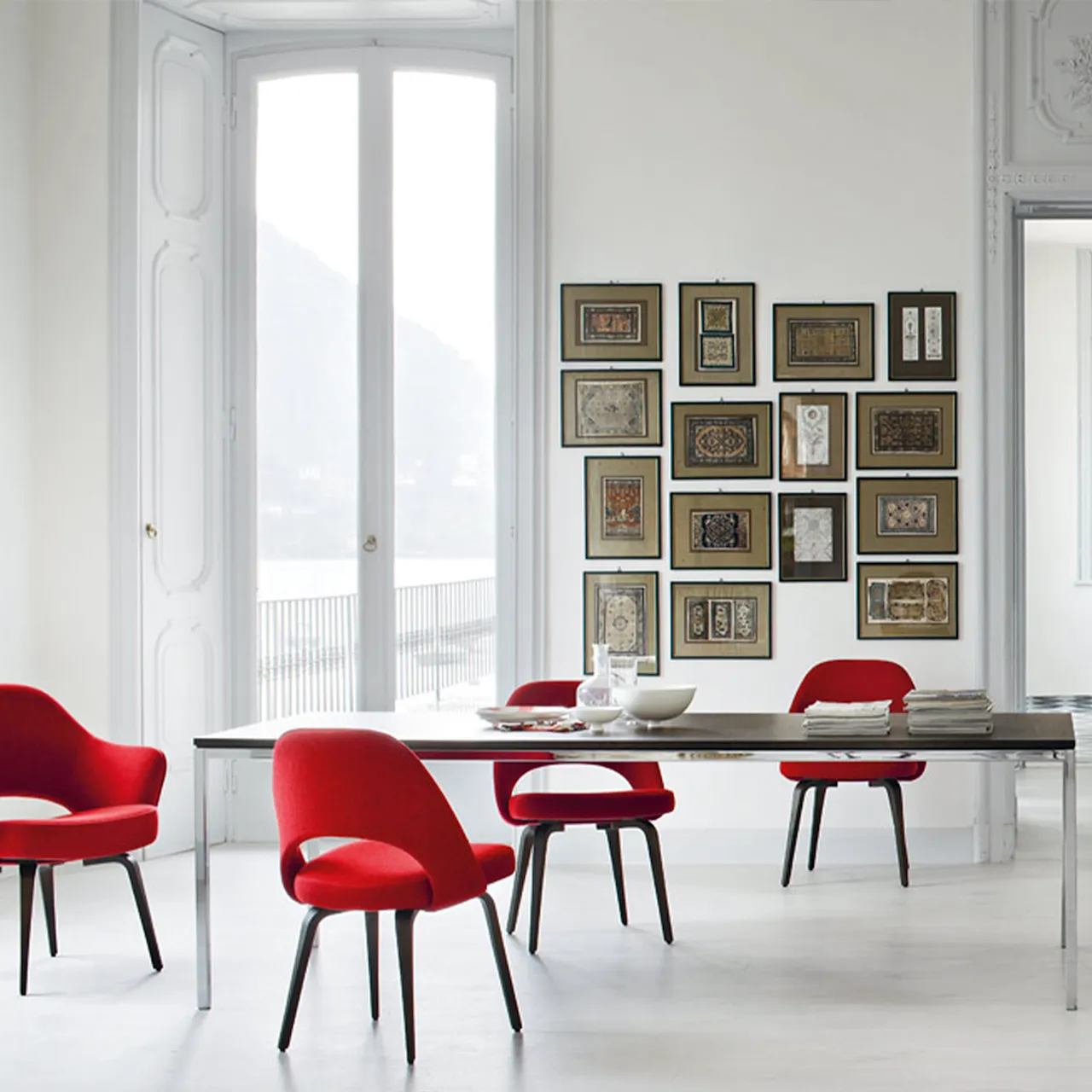 Florence Knoll rektangulärt bord 100 x 240 cm