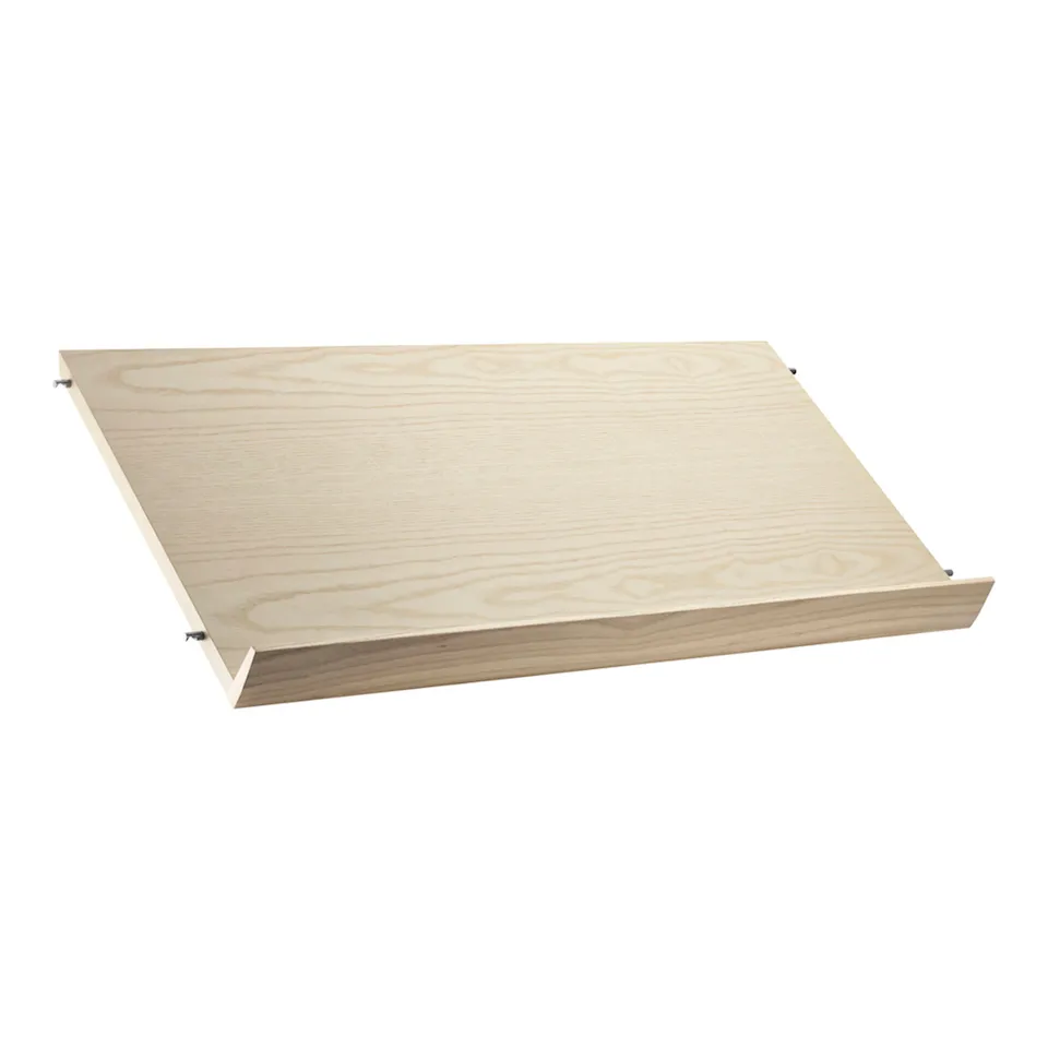Tidskriftshylla trä 78 cm ask