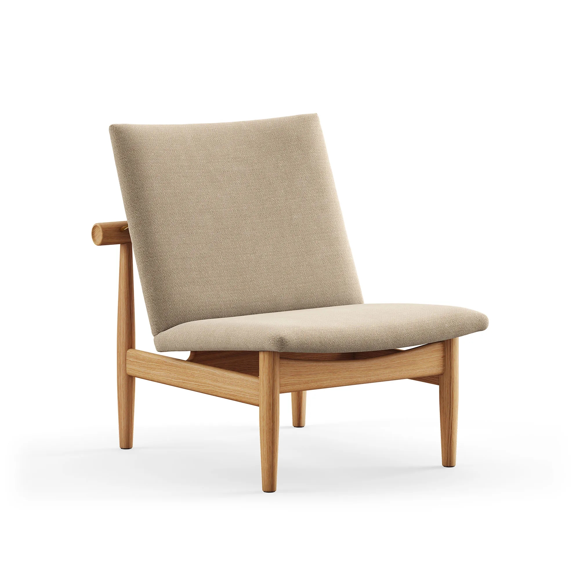 Japan fåtölj Dark oiled oak - 1