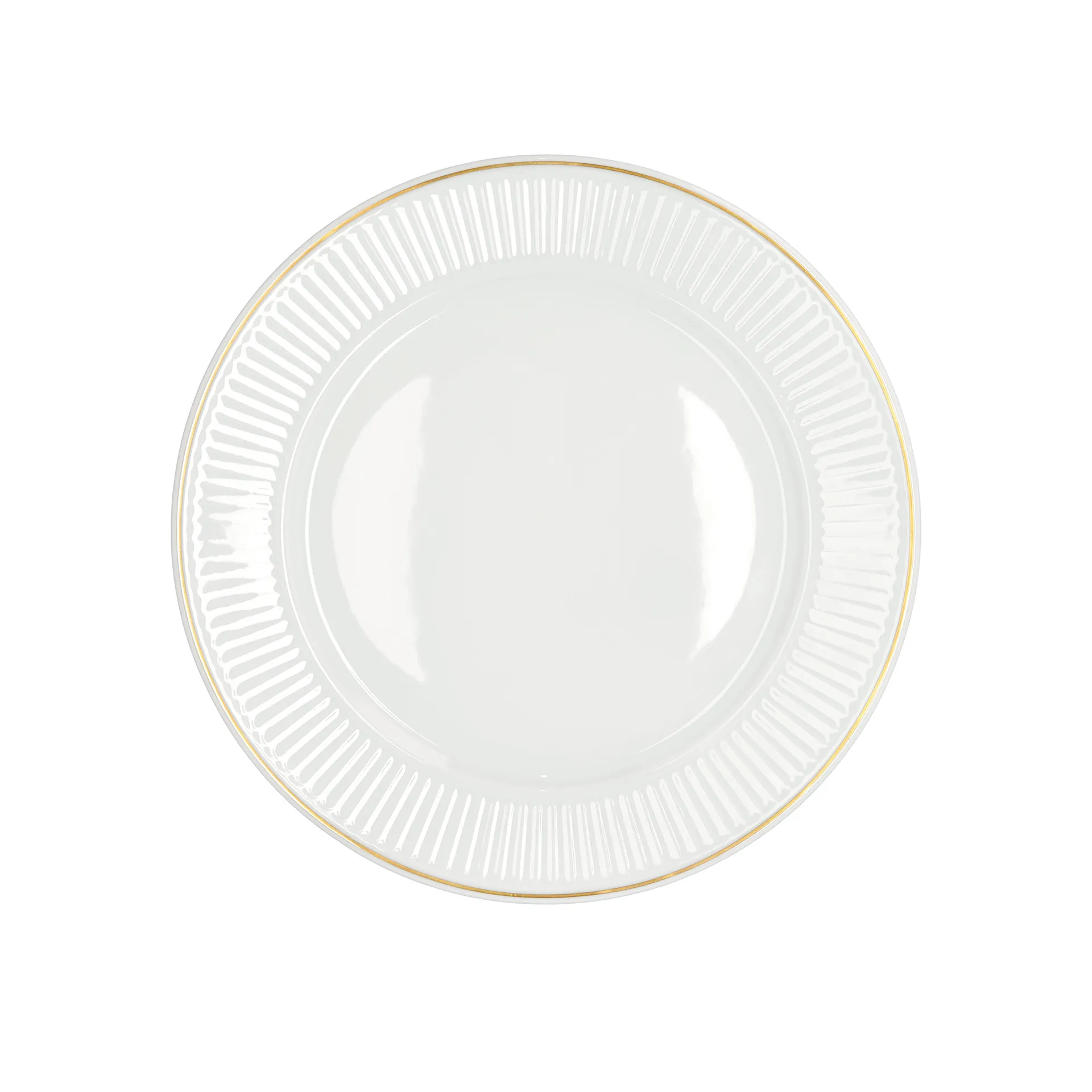 Plissé Flat Plate 22 cm Ovenproof Porcelain - Pillivuyt - NO GA