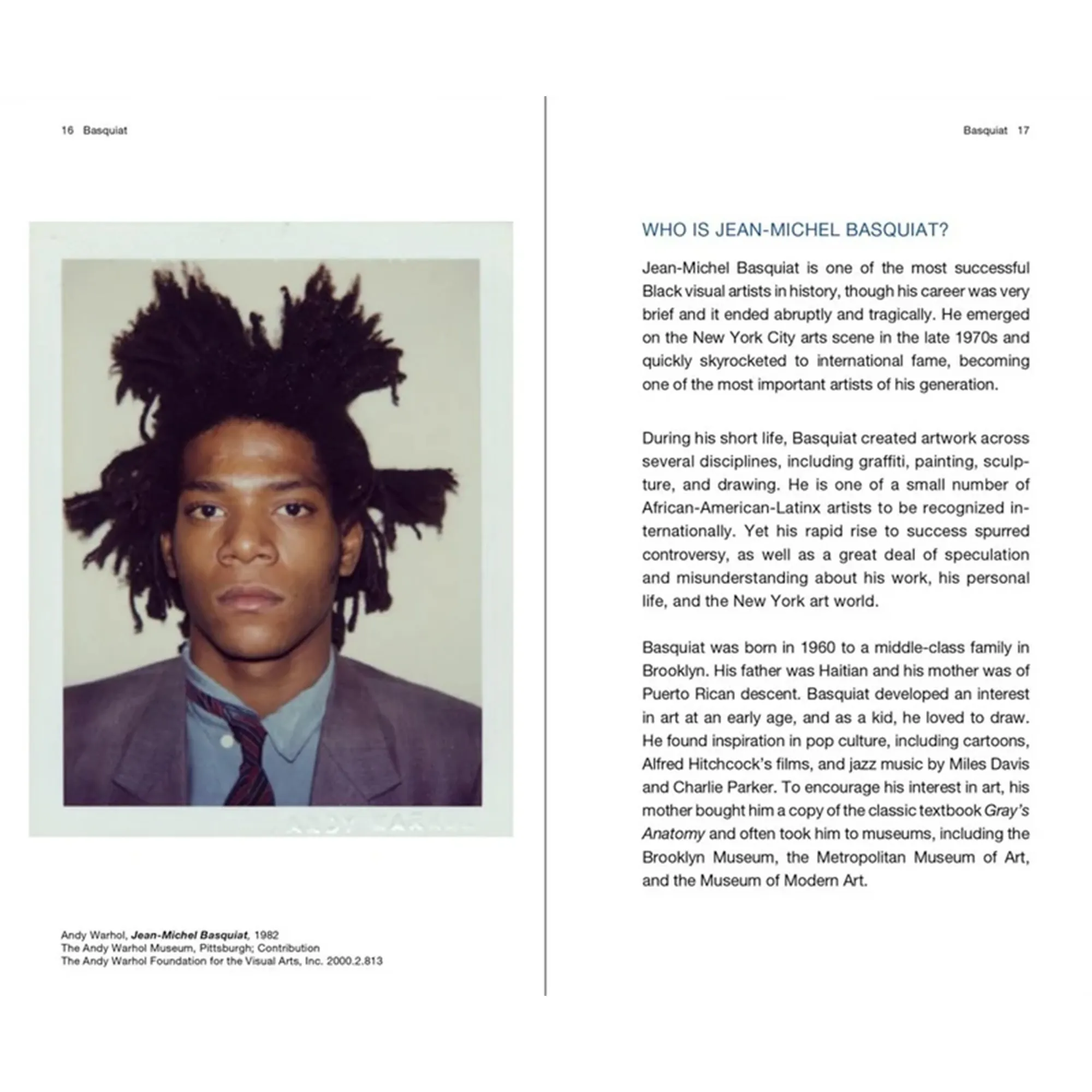 Jean-Michel Basquiat Handbook konstbok - 2