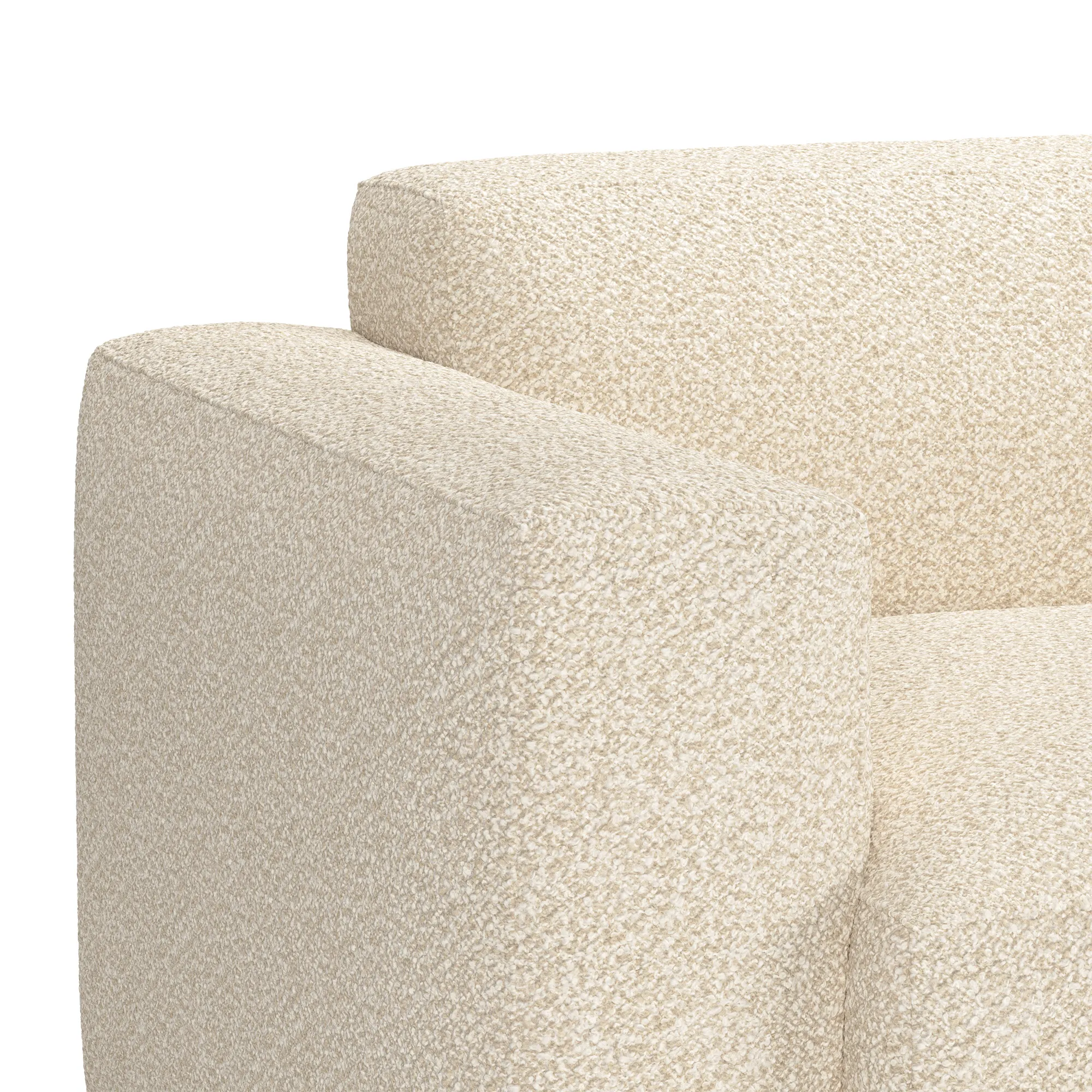 Brick 3-sitssoffa schäslong vänster - 2