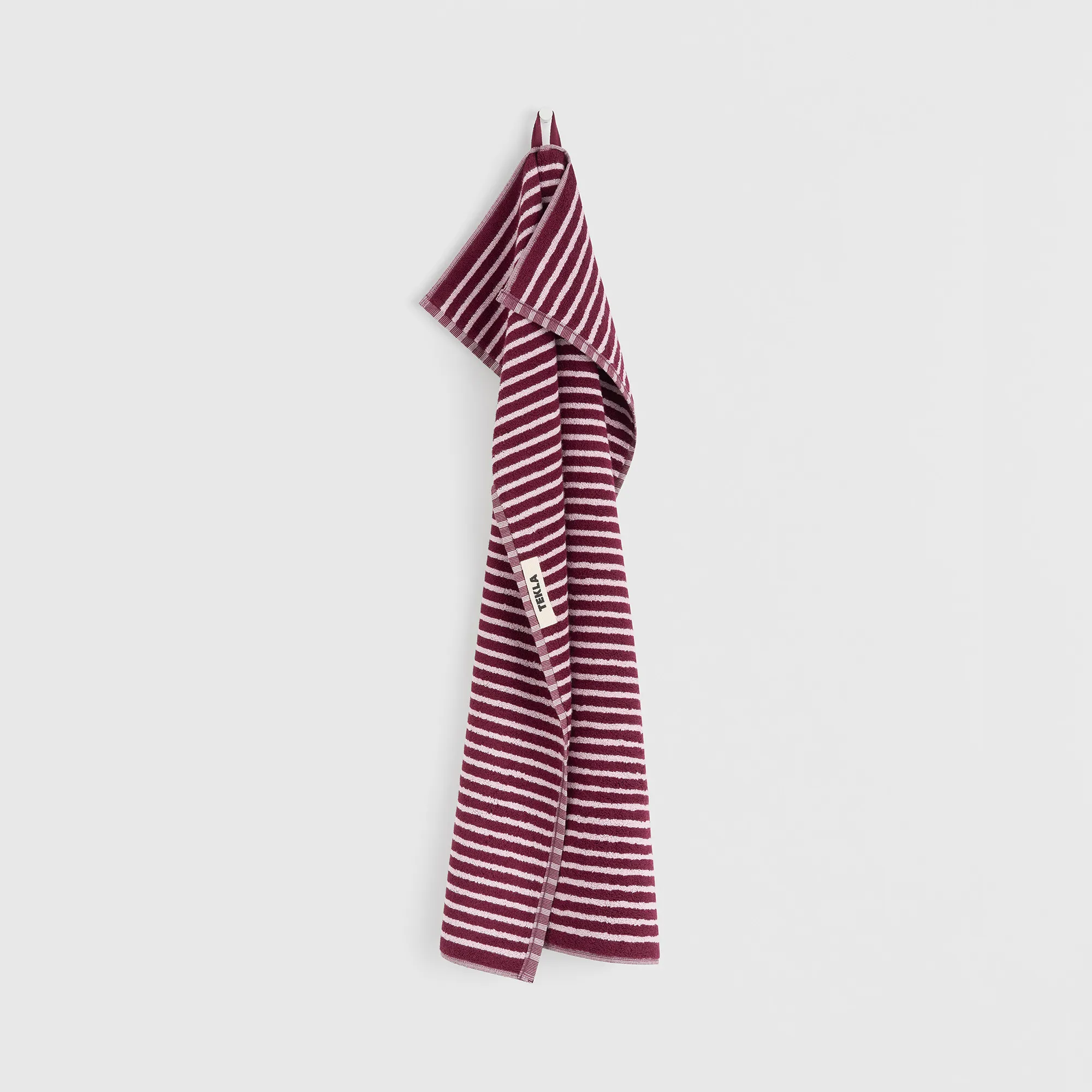 Terry Red & Rose Stripes handduk - 7