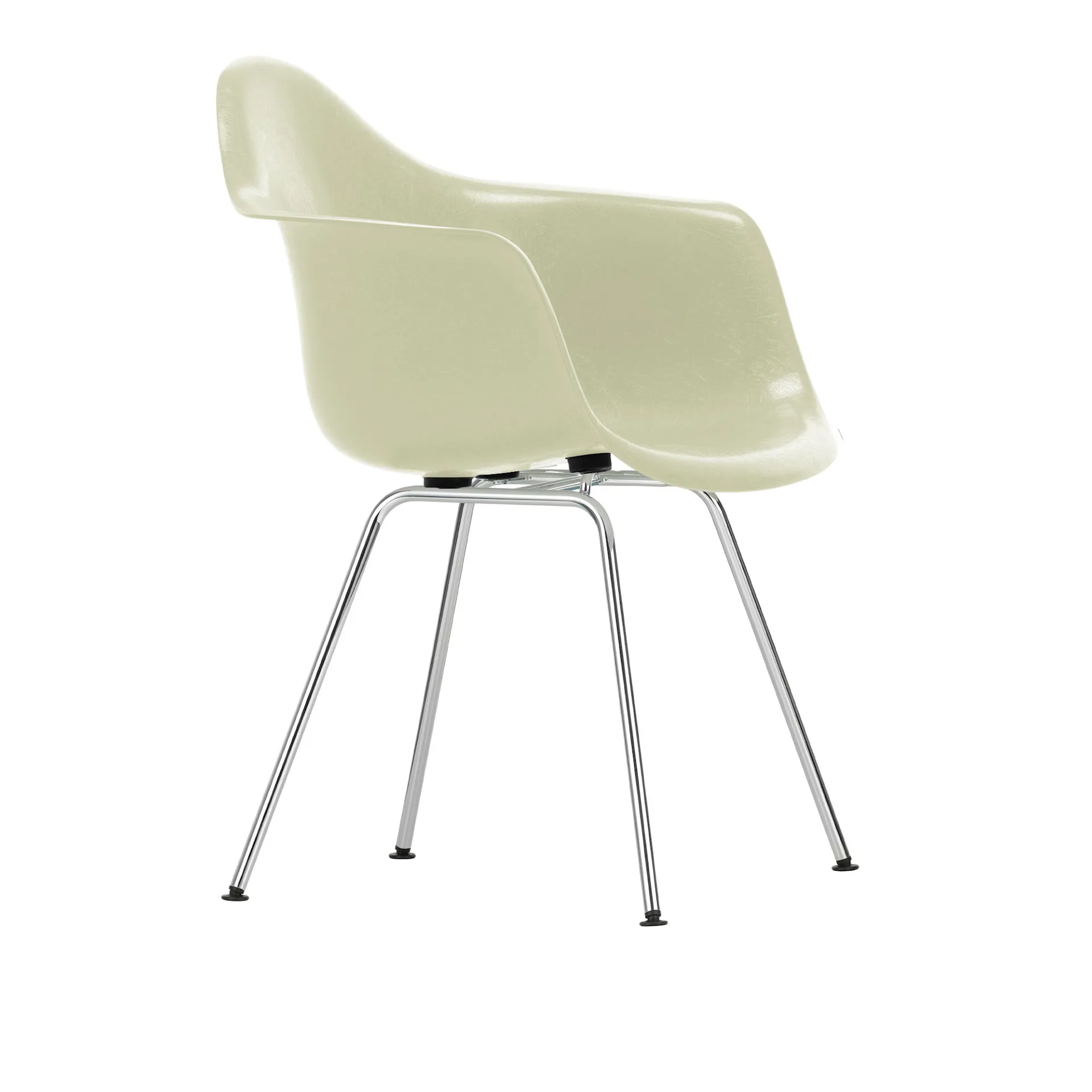 Eames Fiberglass Armchair DAX karmstol Chrome - Vitra - Charles & Ray Eames - NO GA