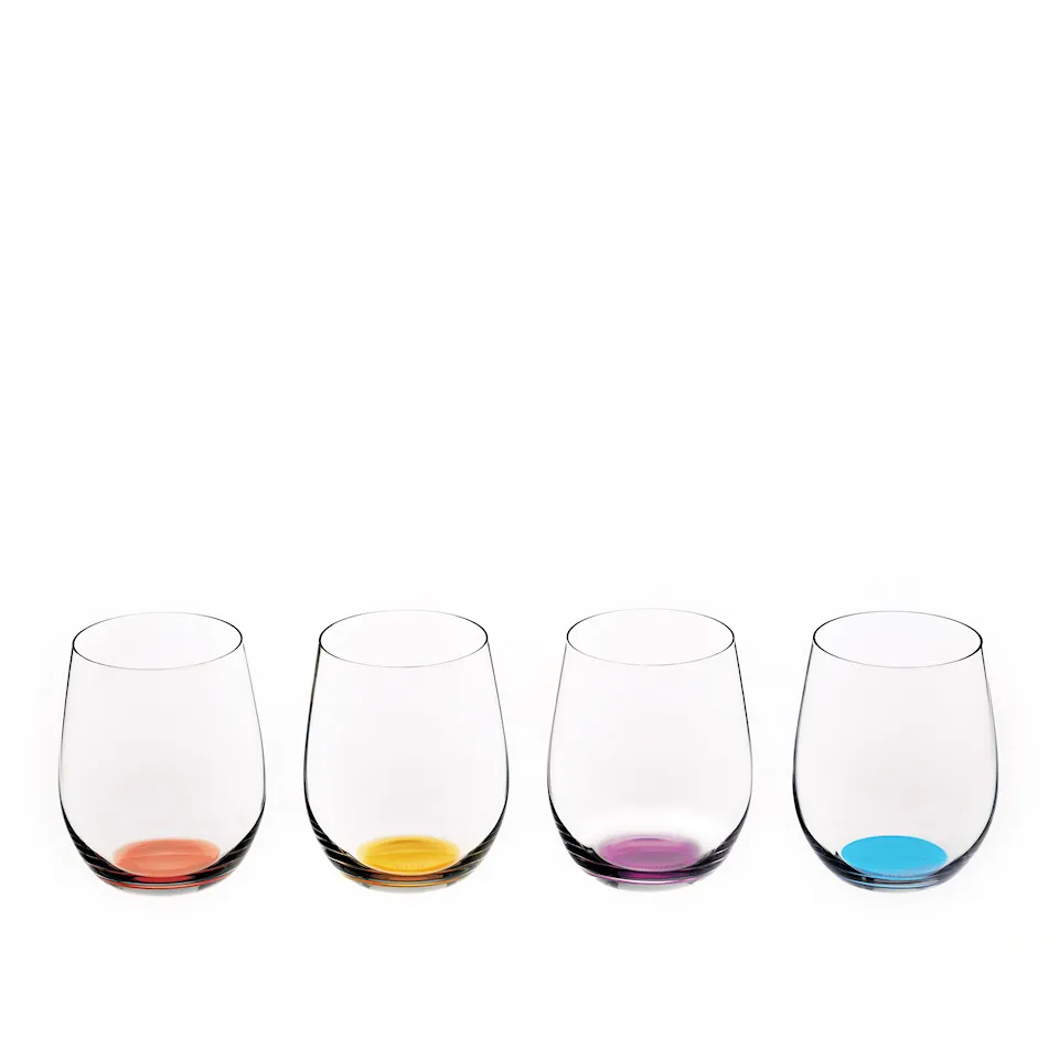 Riedel O Wine Tumbler Happy O Vol. 2, 4-Pack