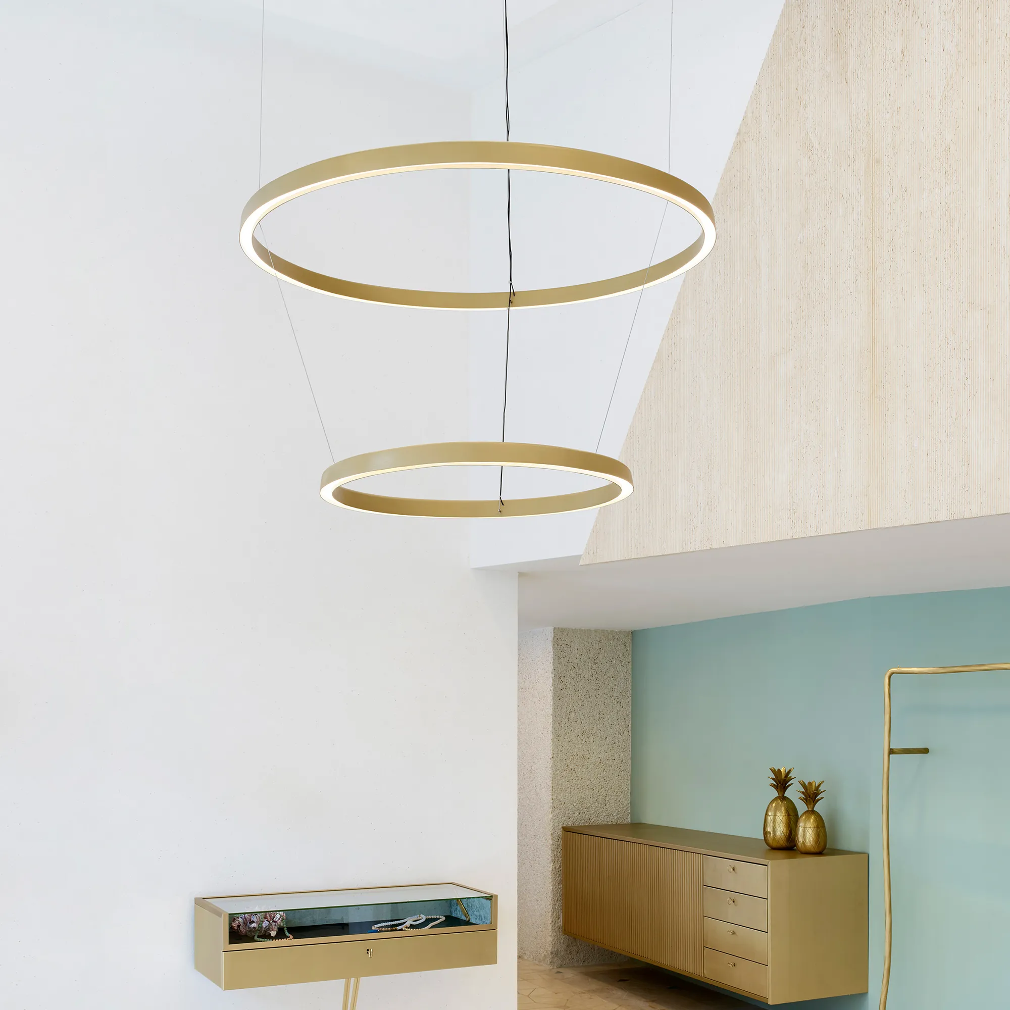 Compendium Circle Suspension Brass - 4