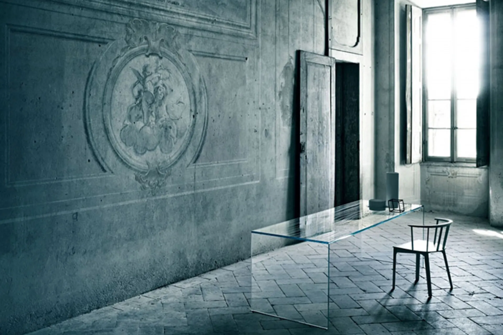 Ghiacciolo Ponte Table - Glas Italia - Piero Lissoni - NO GA