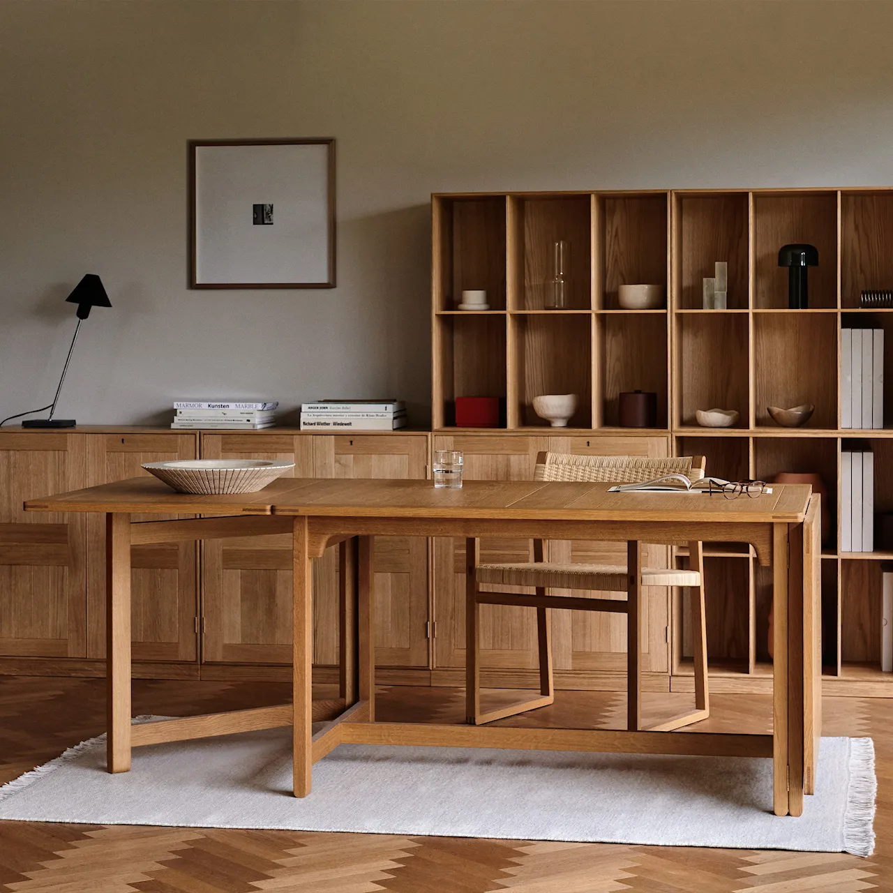 Library Table BM71 klaffbord