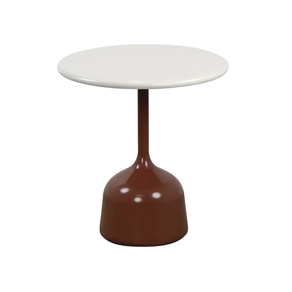 Glaze soffbord liten Desert Red