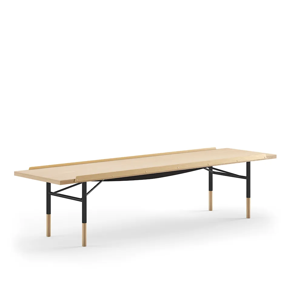 Table Bench bänk Large med mässingskanter