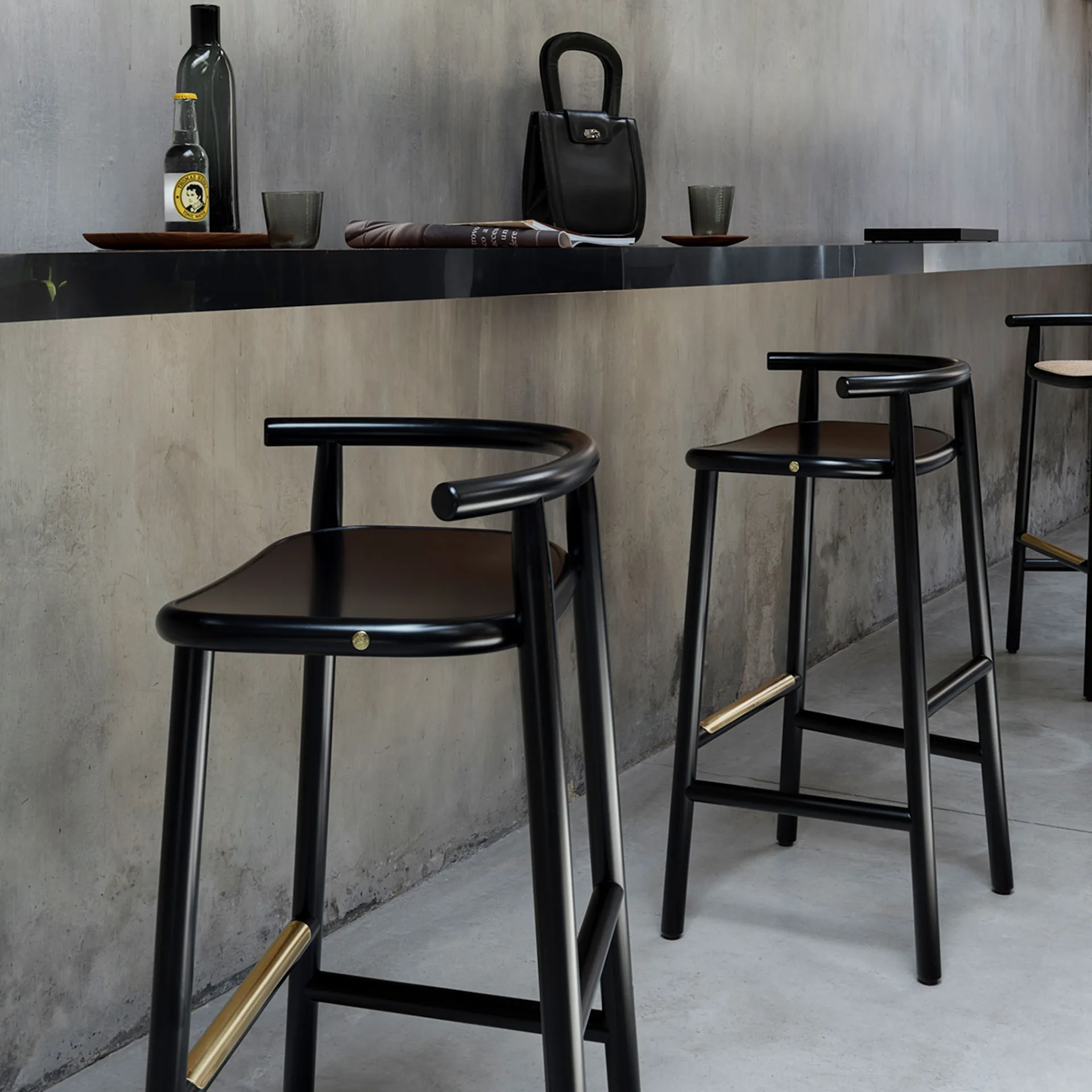 Single Curve Barstool - Gebrüder Thonet Vienna - Nendo - NO GA