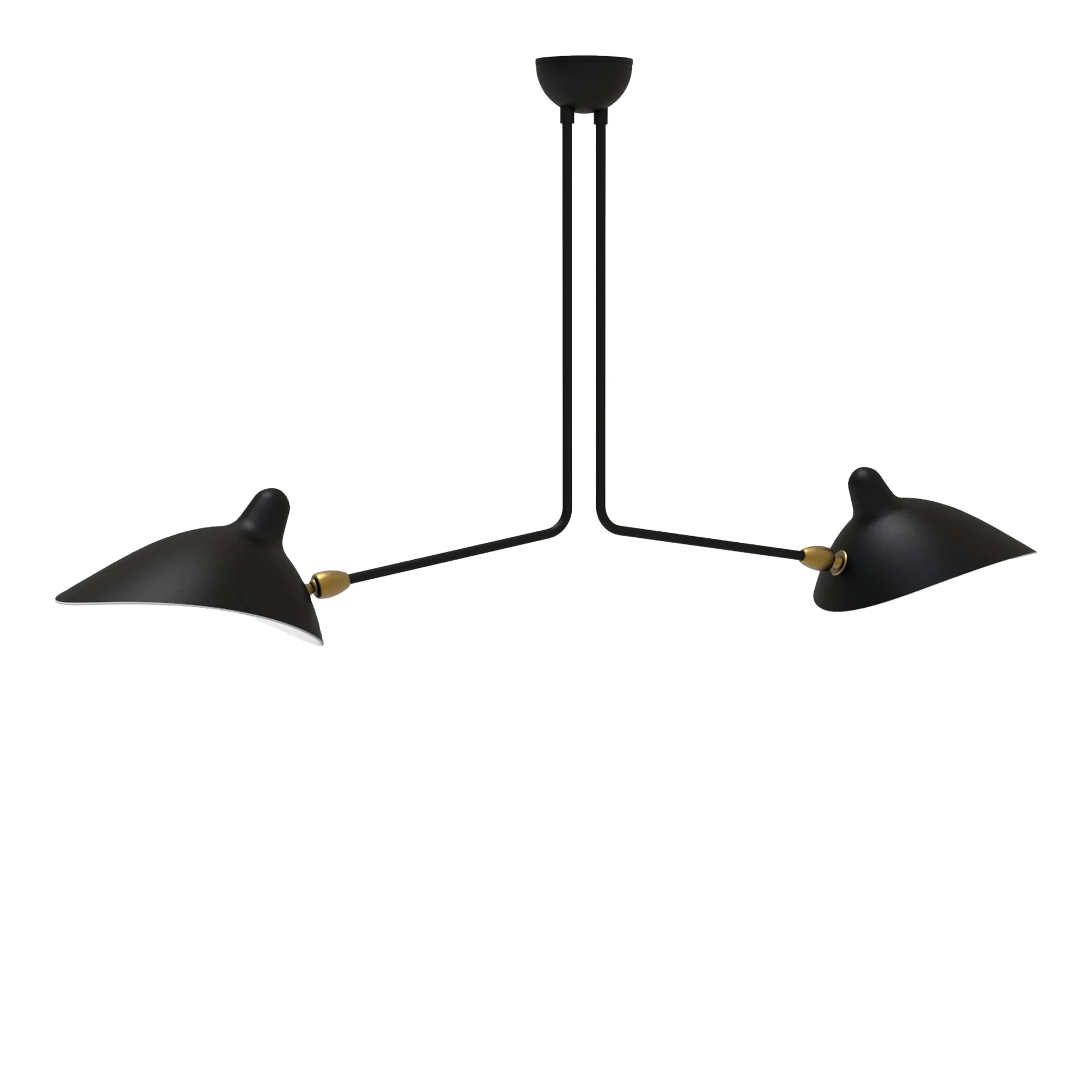 Two Fixed Arms taklampa - 1