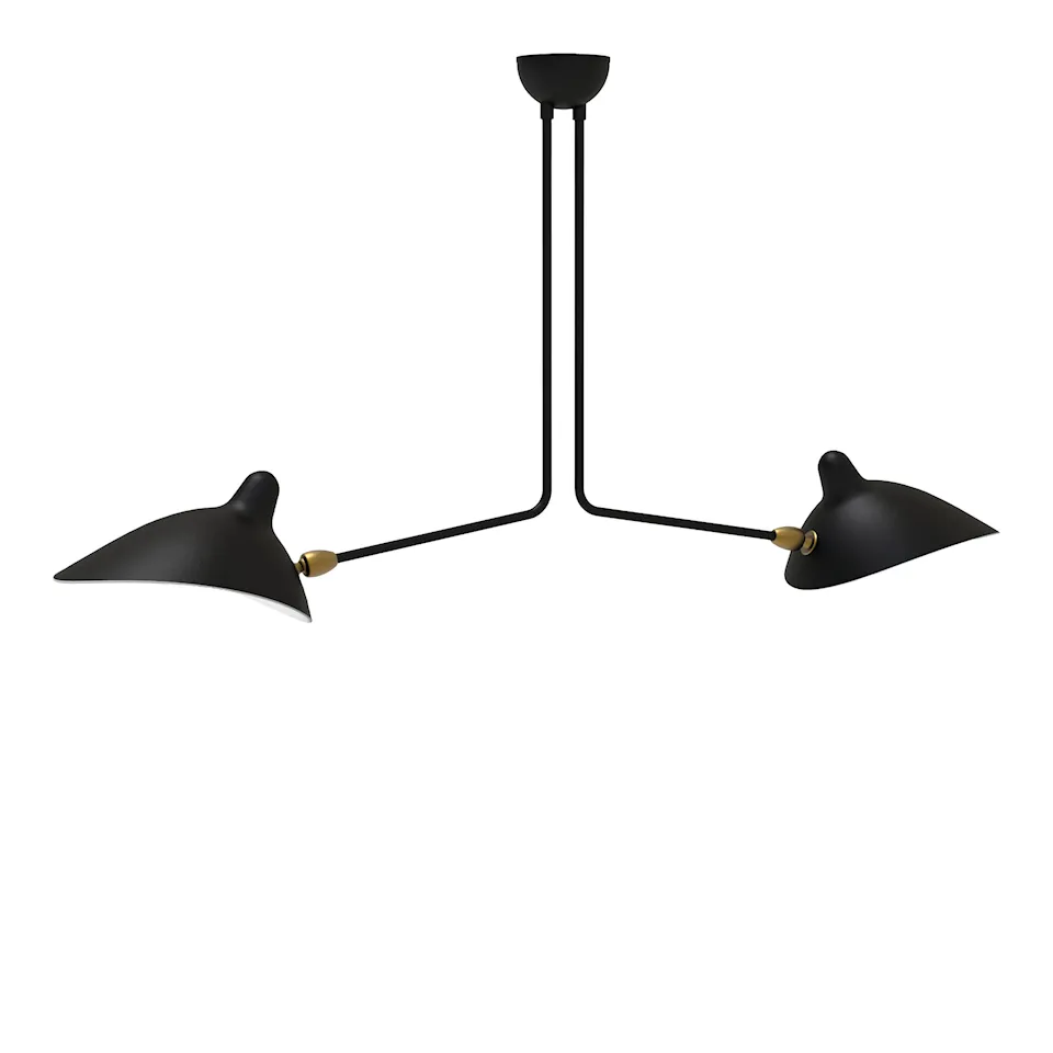Two Fixed Arms taklampa