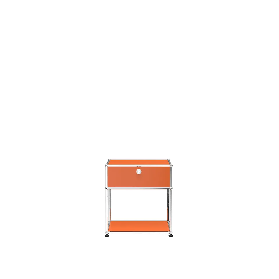 USM Haller 52 Side table, Pure Orange