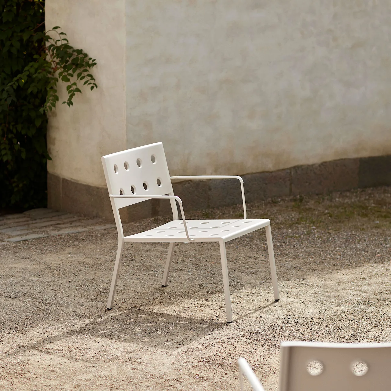 Balcony loungestol med armstöd