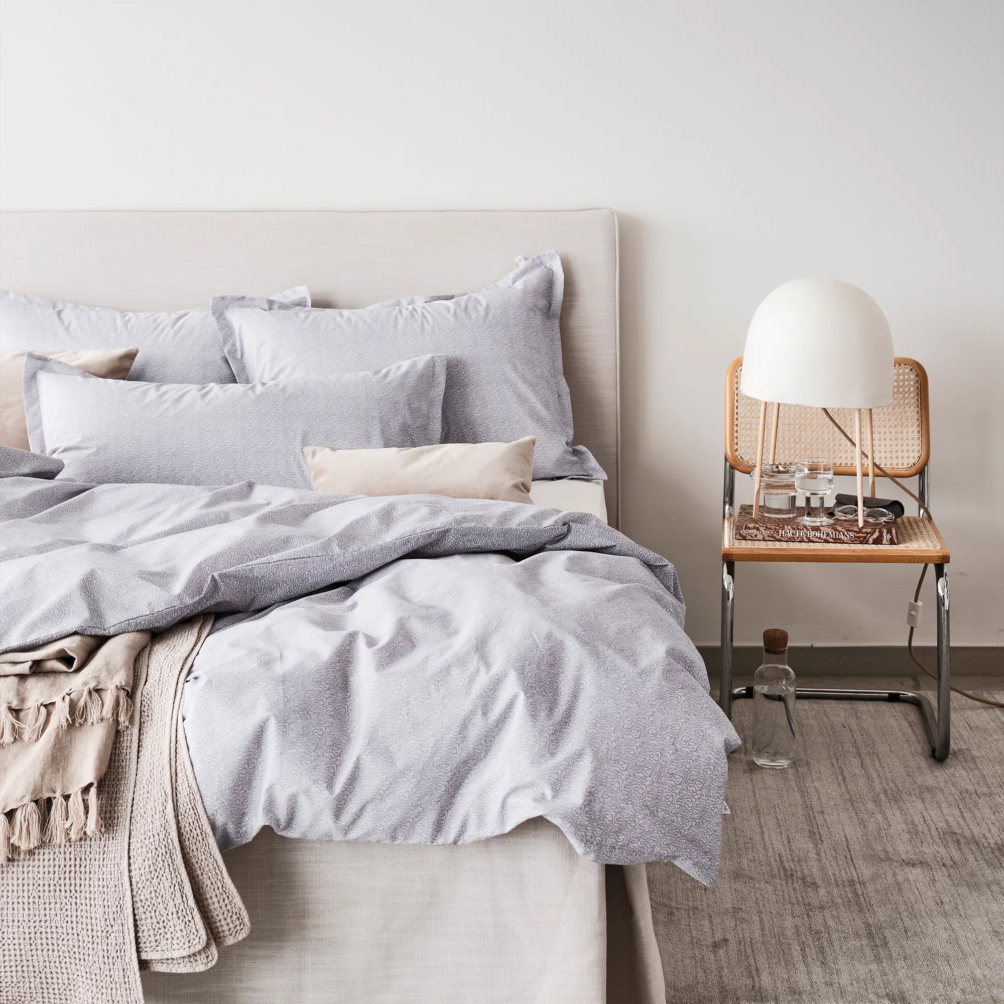 Alexandra Linen Ivory sänggavel - 2