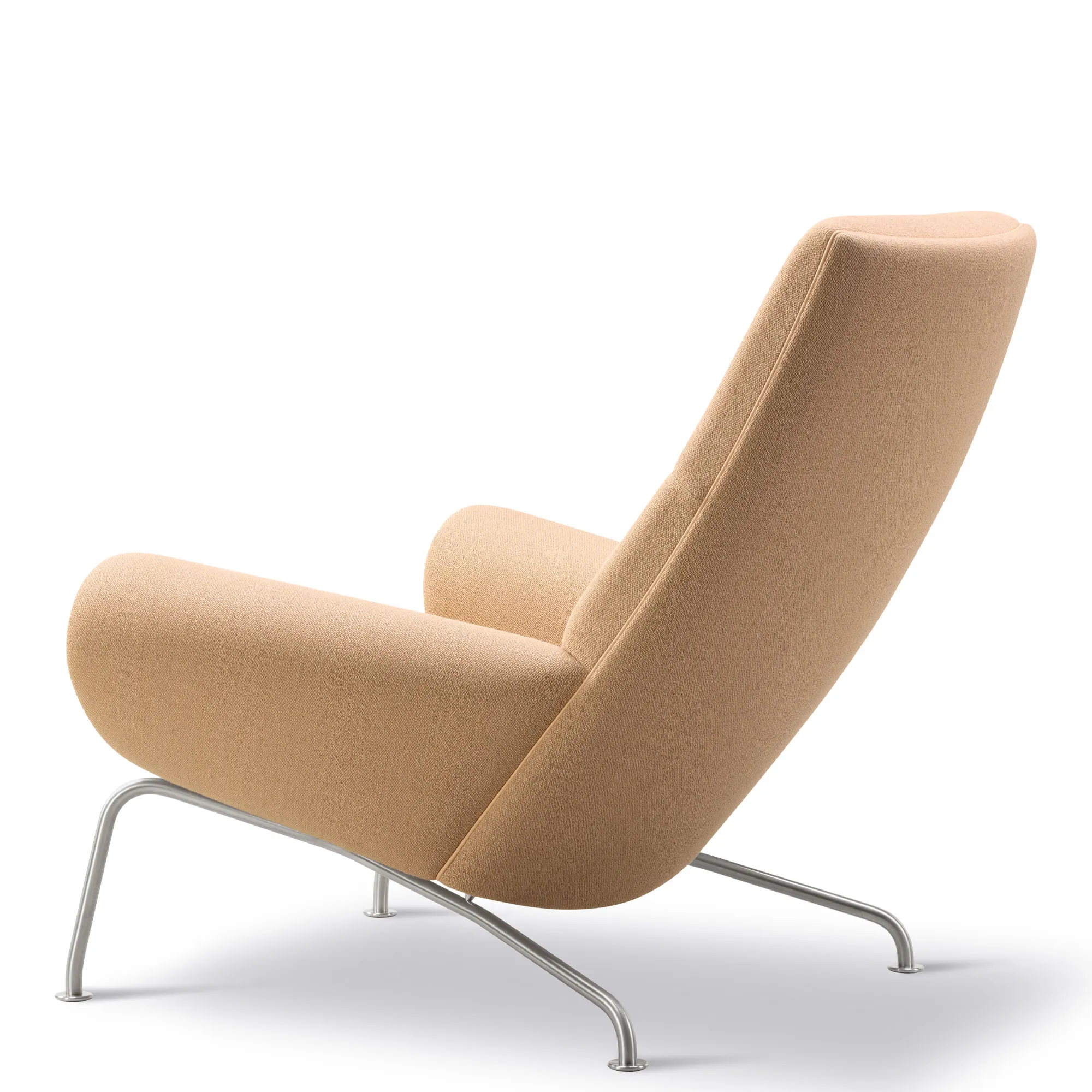 Wegner Queen fåtölj med fotpall - 5