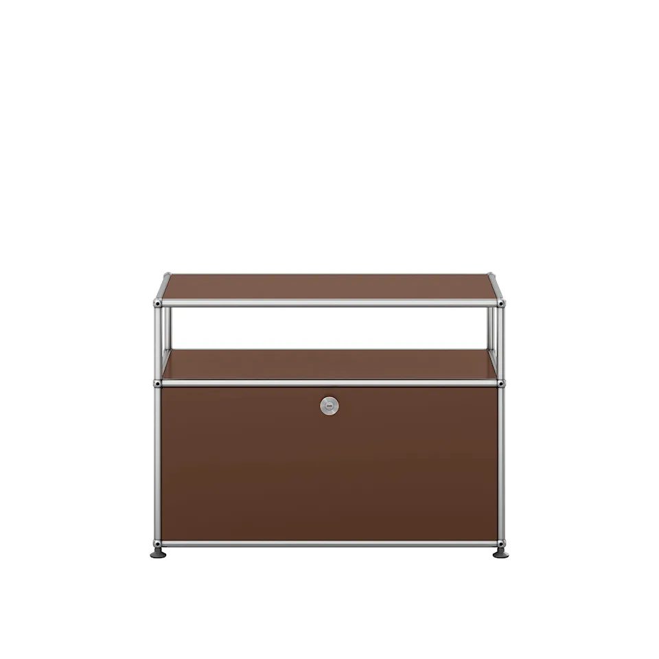 USM Haller 45 Side table, USM Brown