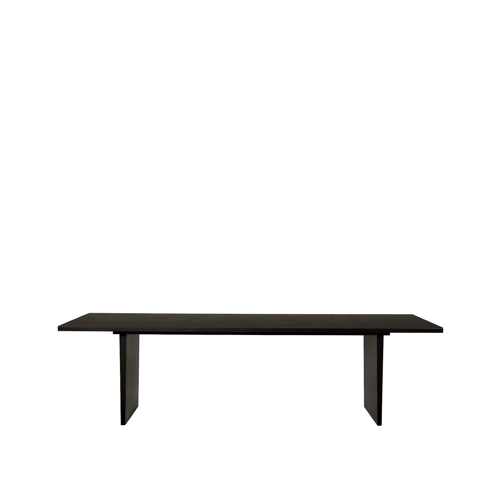 Private Dining Table, 260cm - Brown/Black Ash Veneer - Gubi - NO GA