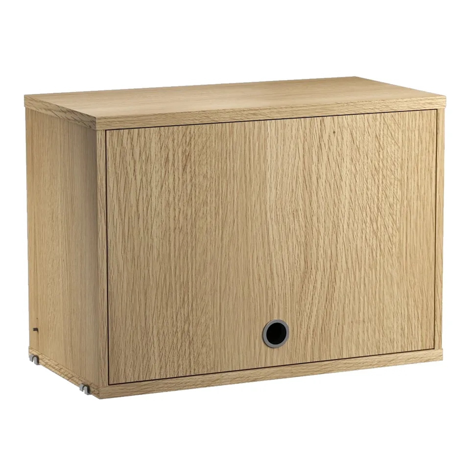 String Cabinet with Flip Door w58 x d30 x h37 cm 1-pack 58x42x30 Oak