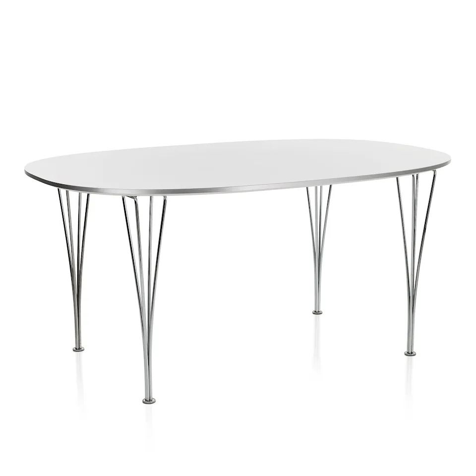 B614 Superellips matbord 120 x 240 cm