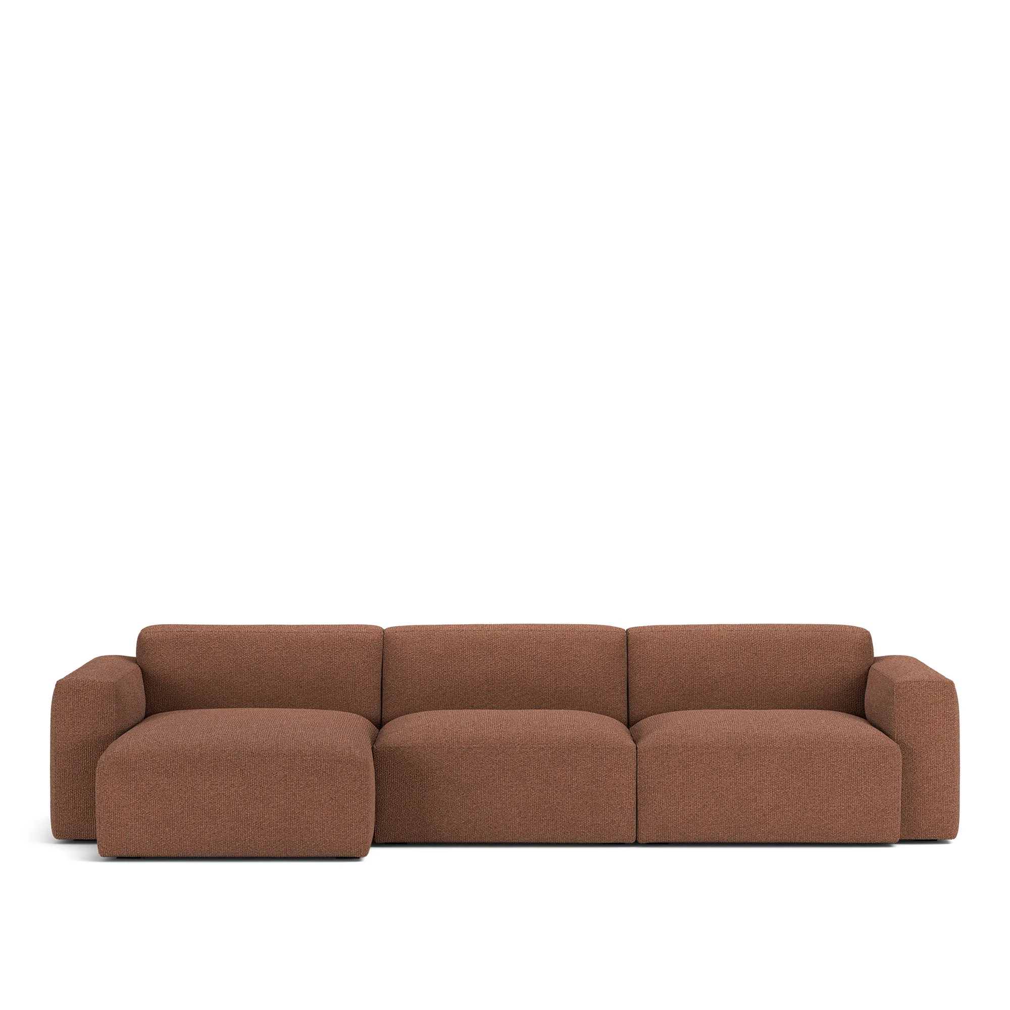 Brick 3-sitssoffa schäslong vänster - 1