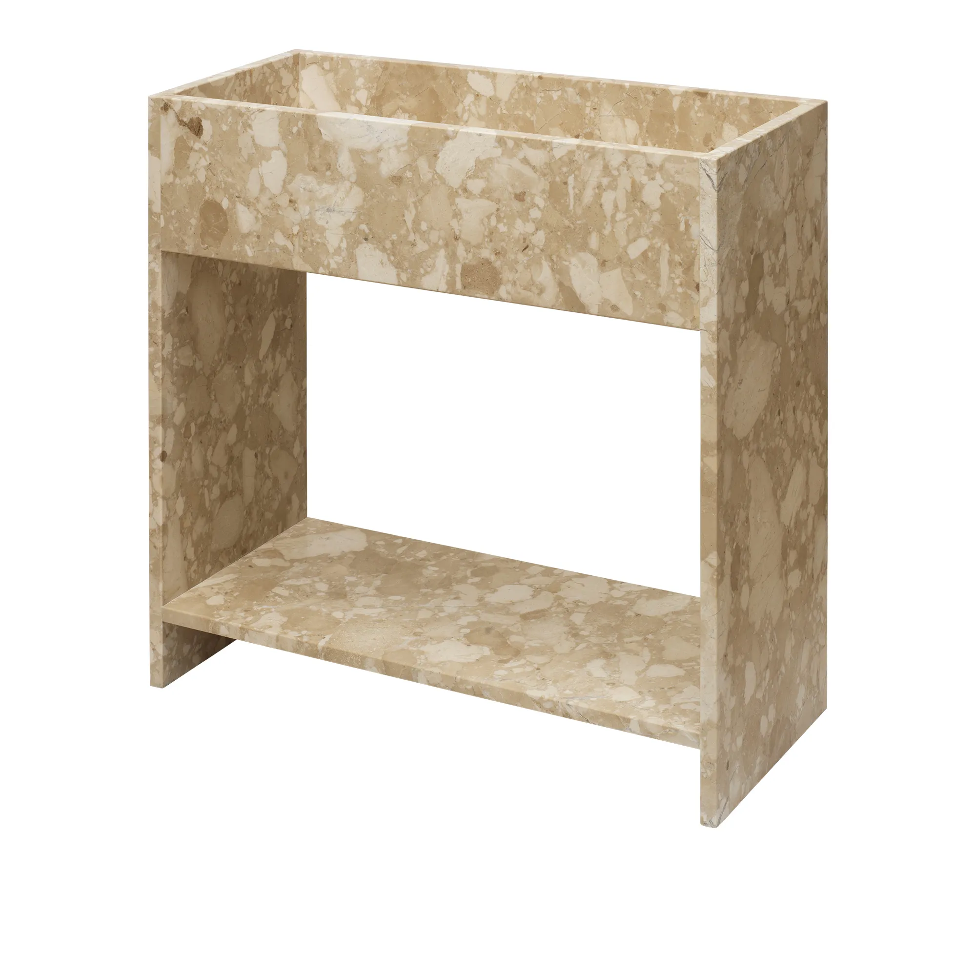 Stone blomlåda hylla