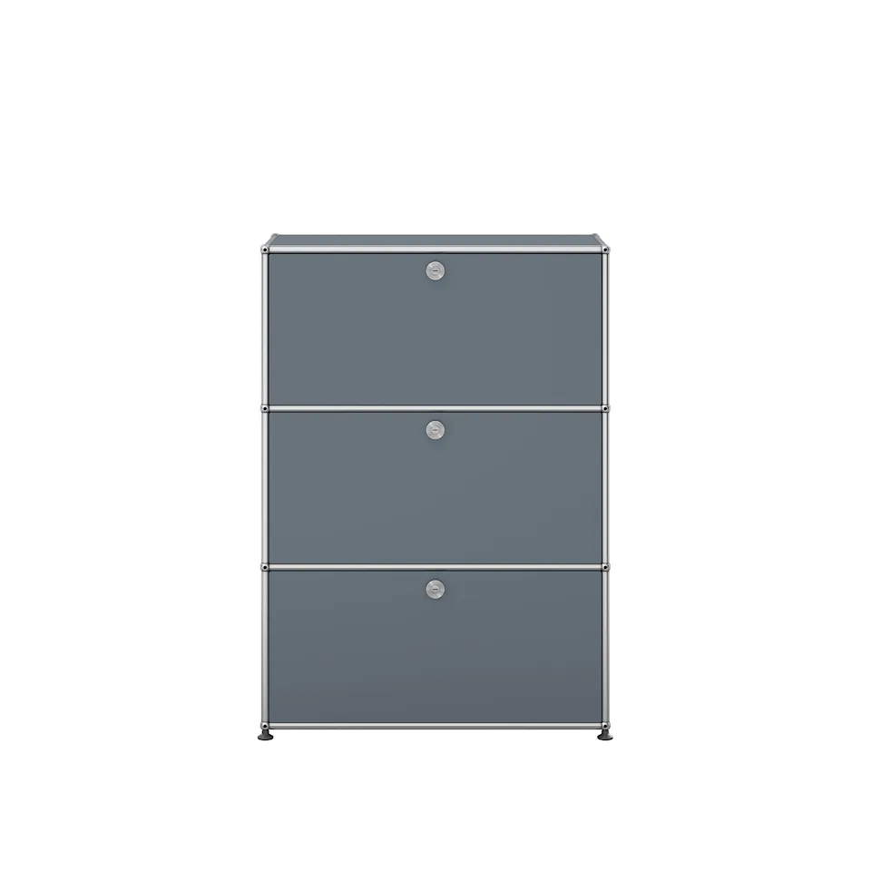 USM Haller 82 Shelving, USM Mid Gray