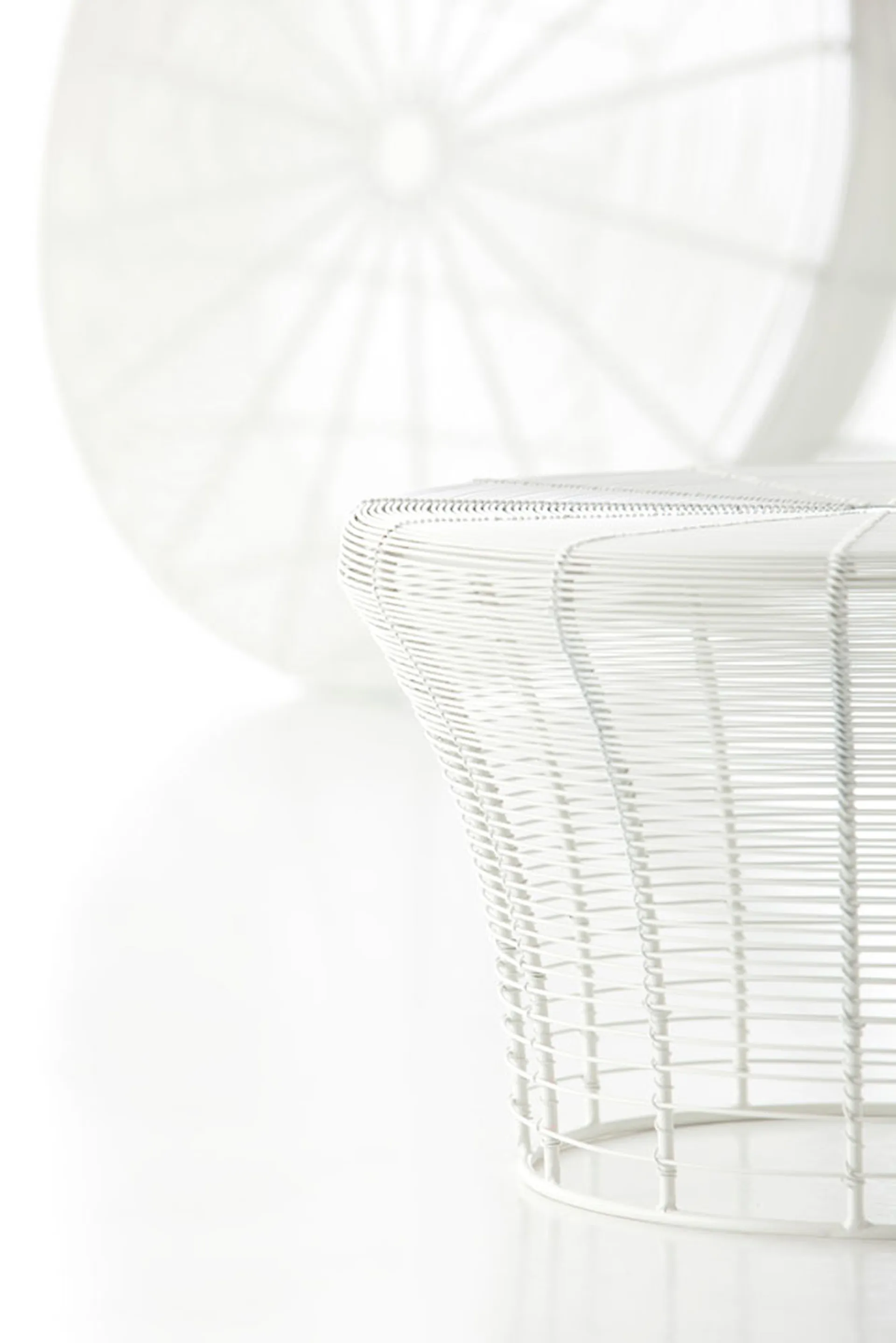 Aram Stool Vit - GAN - Nendo - NO GA