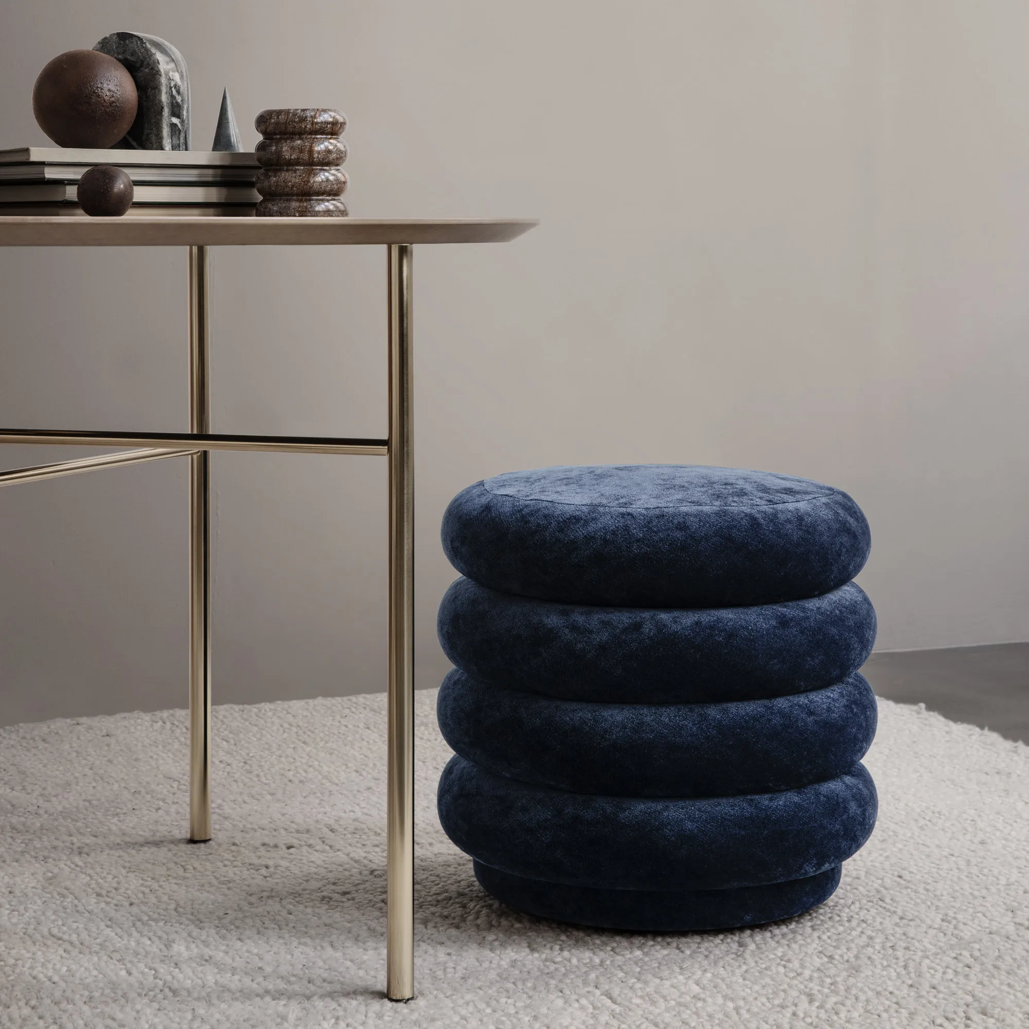 Pouf Round sittpuff