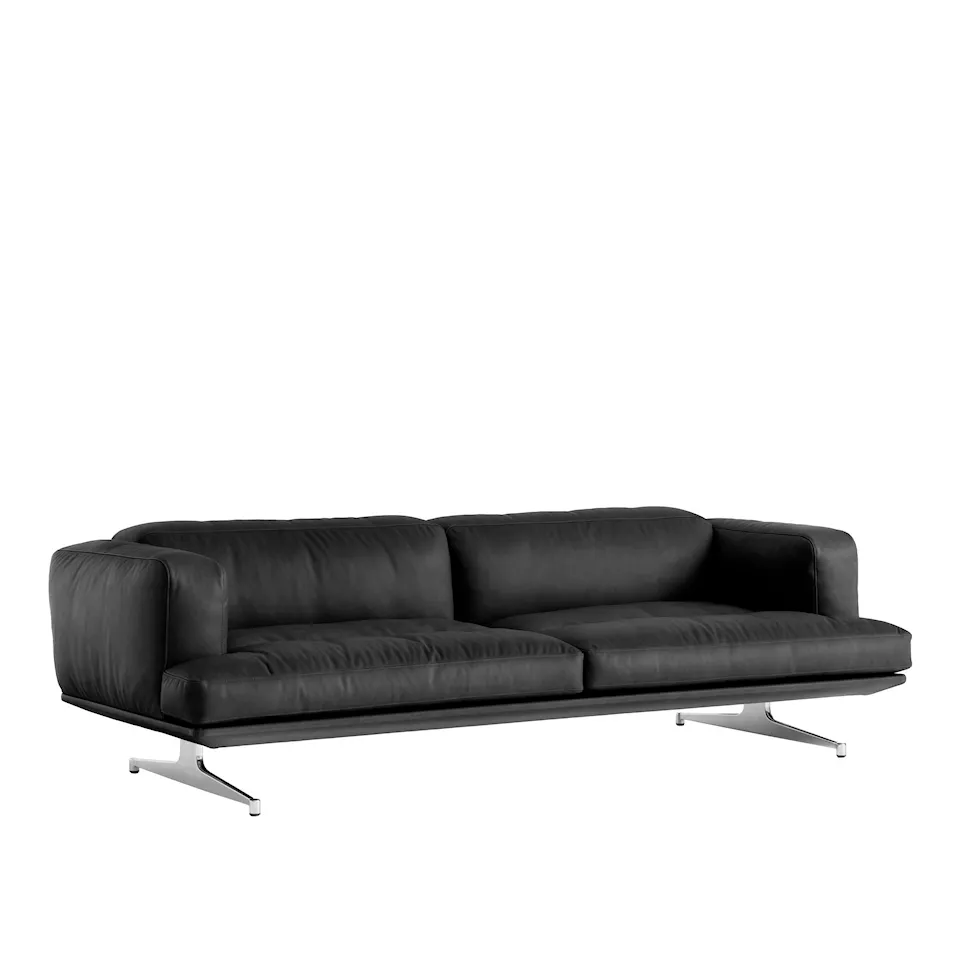 Inland AV23 3-sitssoffa aluminium