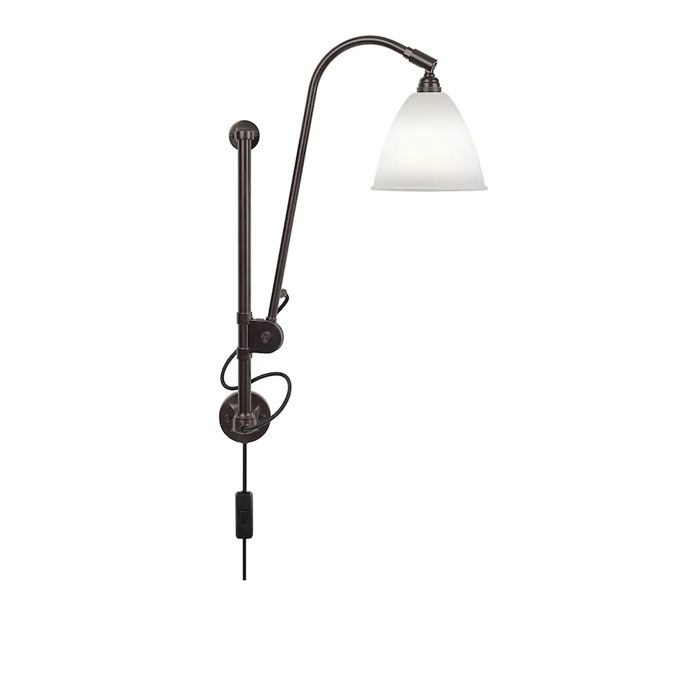 Bestlite BL5 vägglampa svart mässing