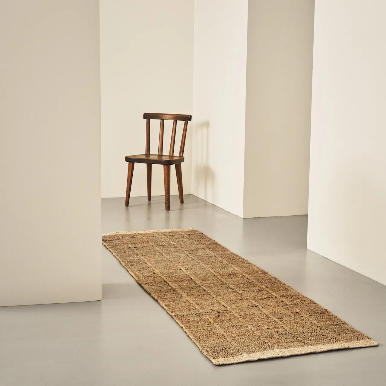 Jute Runner Cream jutematta
