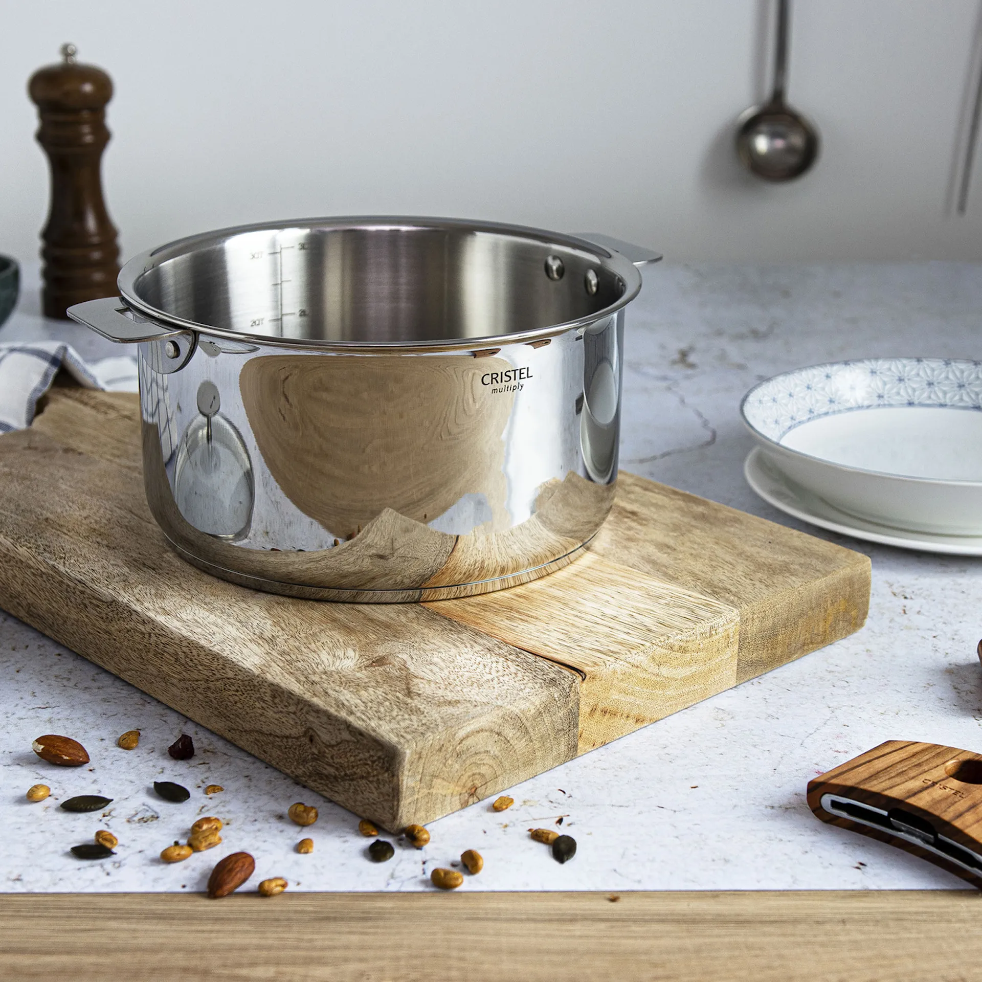 Casteline Removable Saucepan & Platine Lid - CRISTEL - NO GA