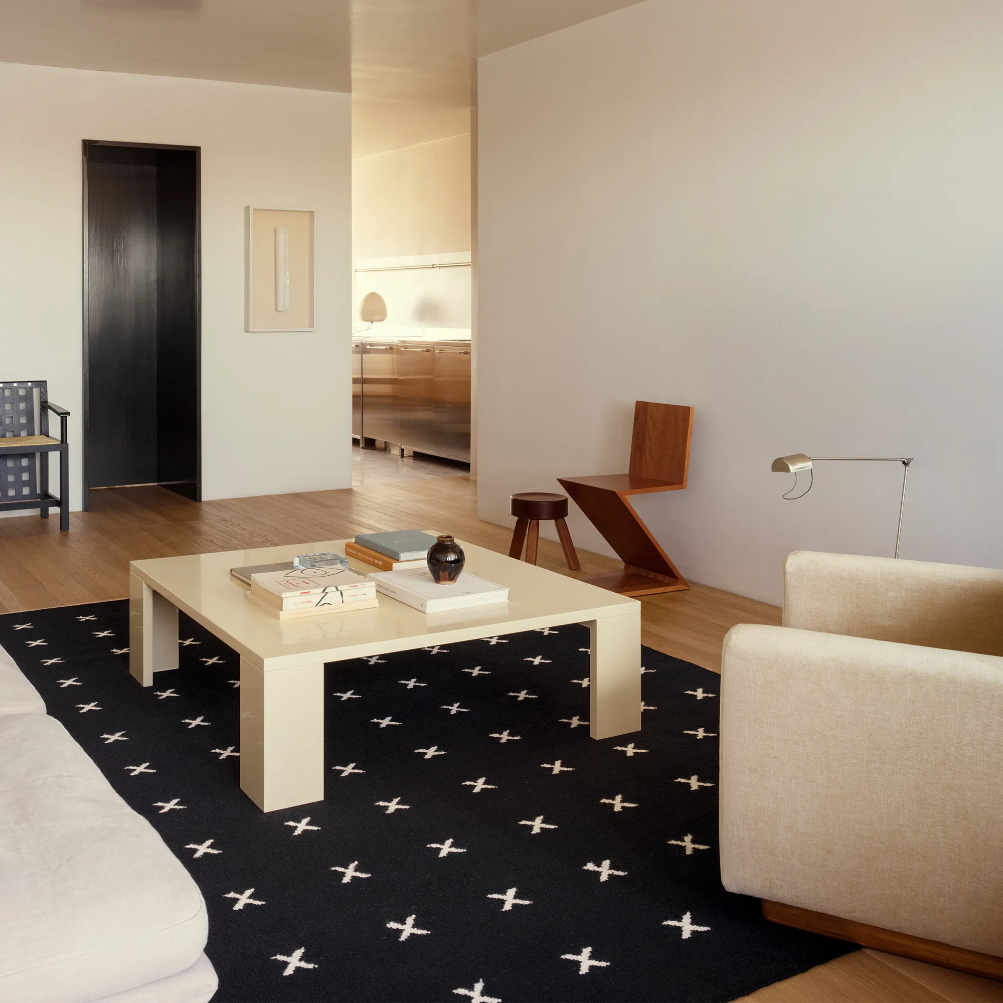 Cross Black/Cream ullmatta