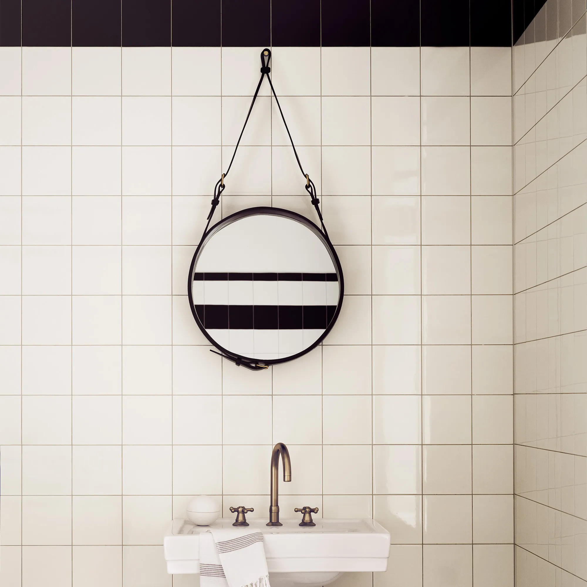 Adnet Circulaire spegel Ø58 cm - 2