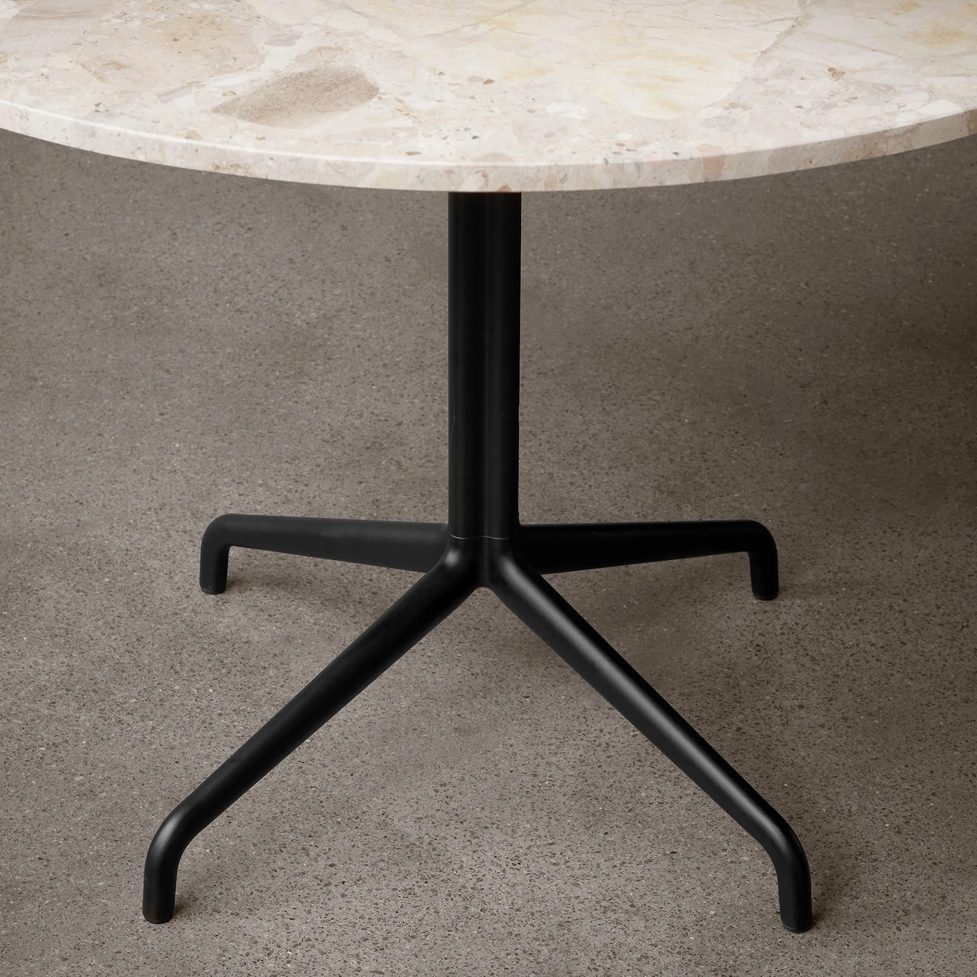 Harbour Column Dining Table 4-star - Black/Sand - 70x60 cm - Audo Copenhagen - NO GA