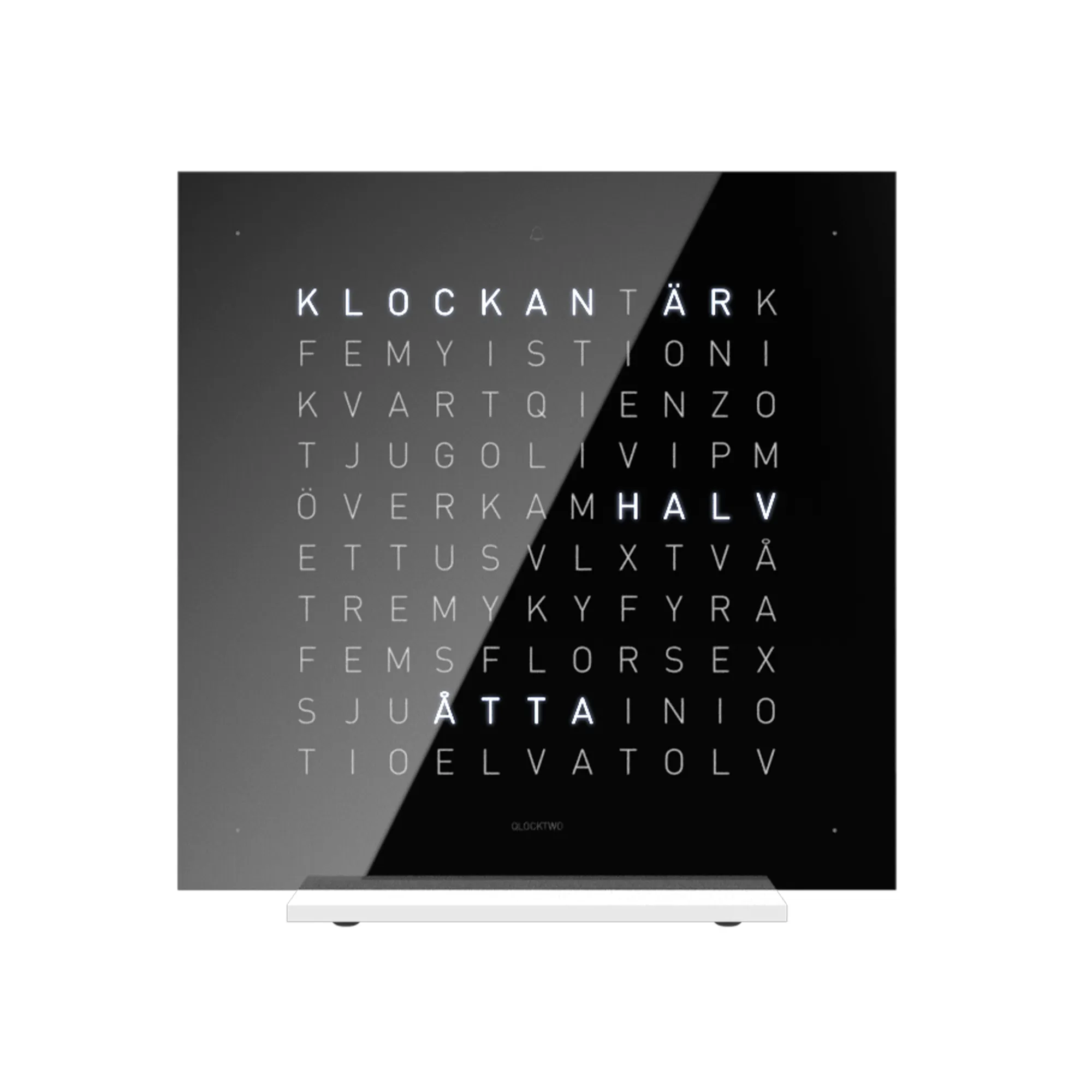 Qlocktwo Earth 13,5 – Pure Black Ice Tea - 1