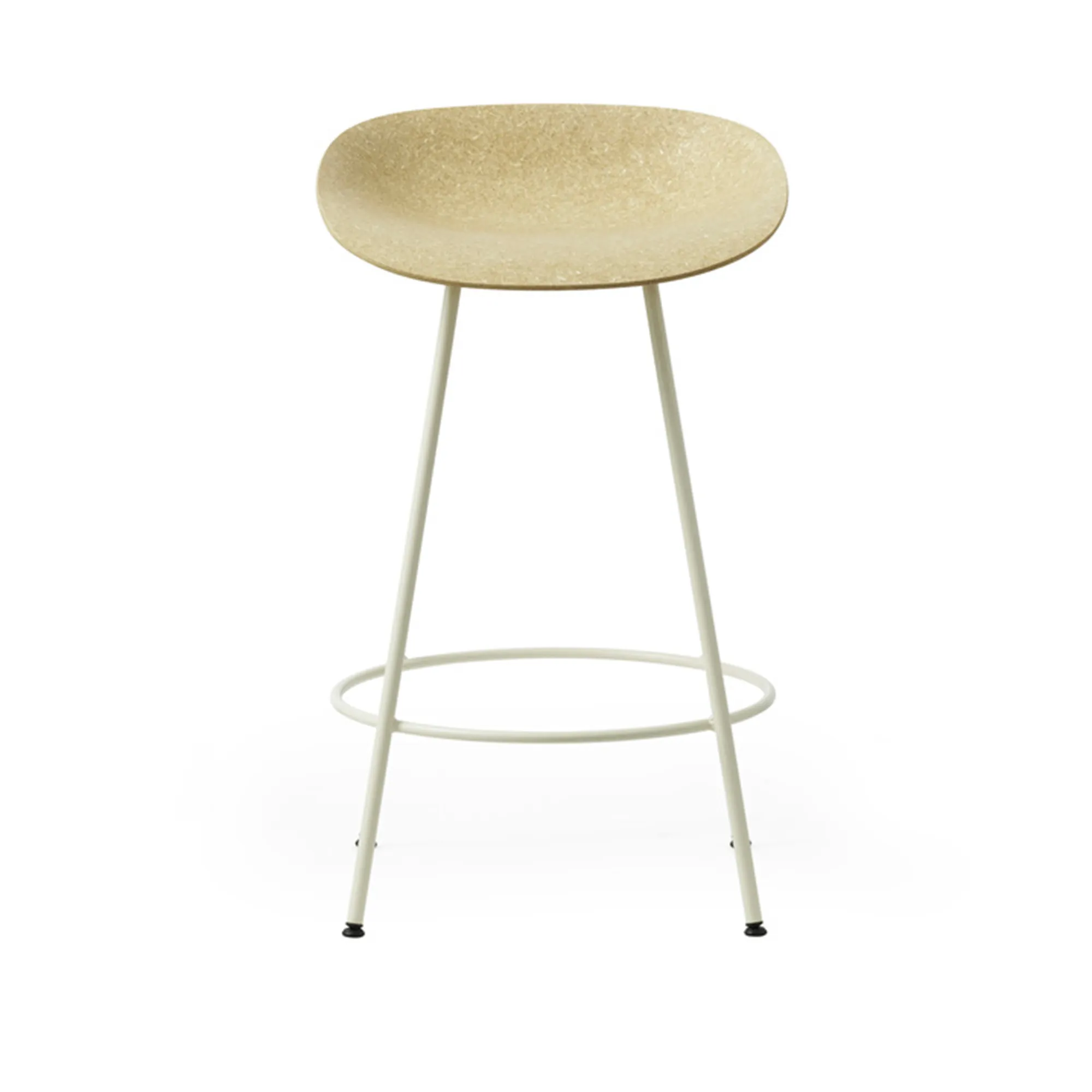 Mat Barstool 65 cm Cream Steel - 1